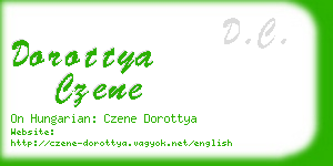 dorottya czene business card